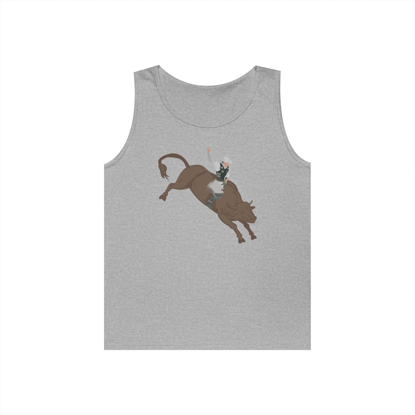Unisex Heavy Cotton Tank Top - Cowboy - V2