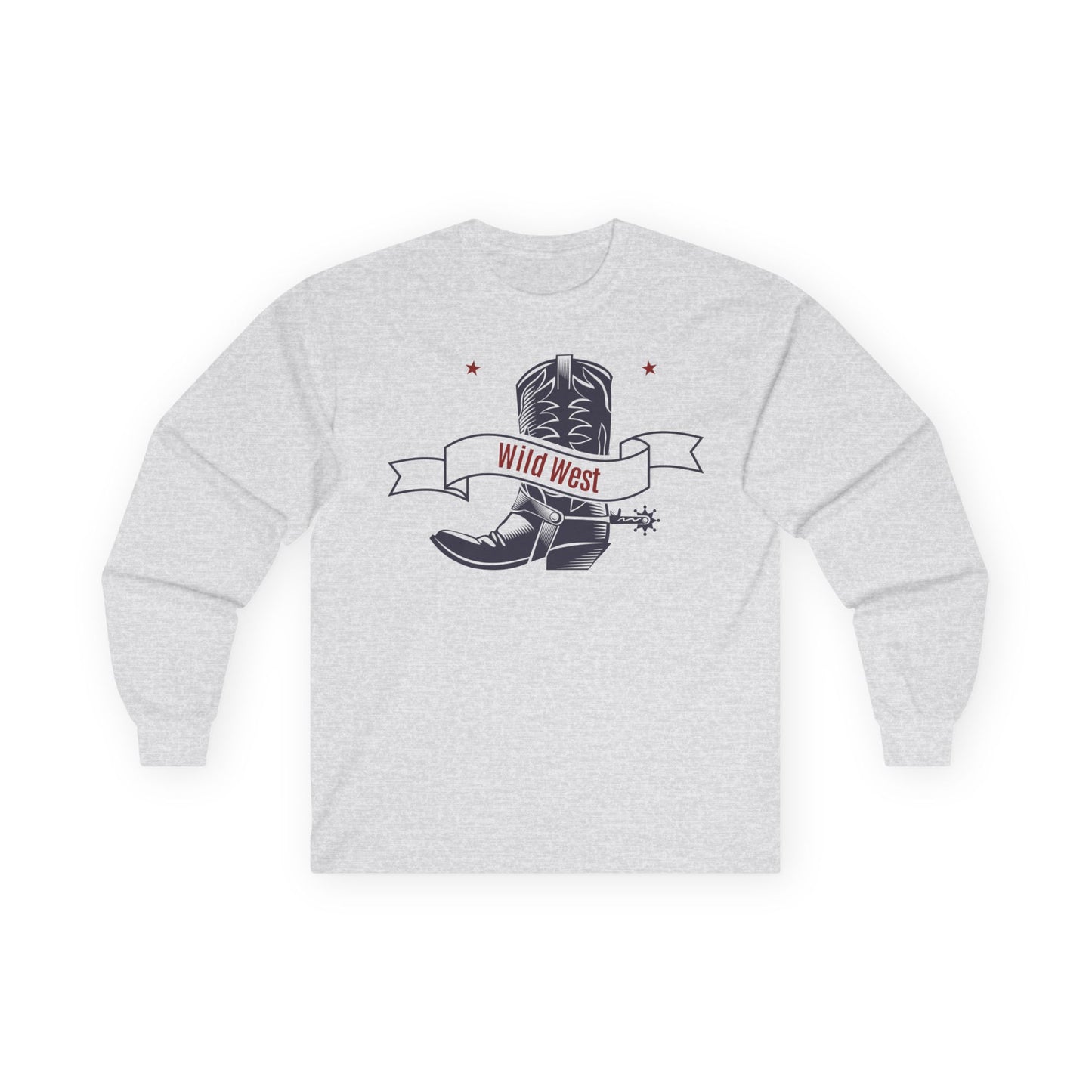 Unisex Ultra Cotton Long Sleeve Tee - Cowboy - Wild West