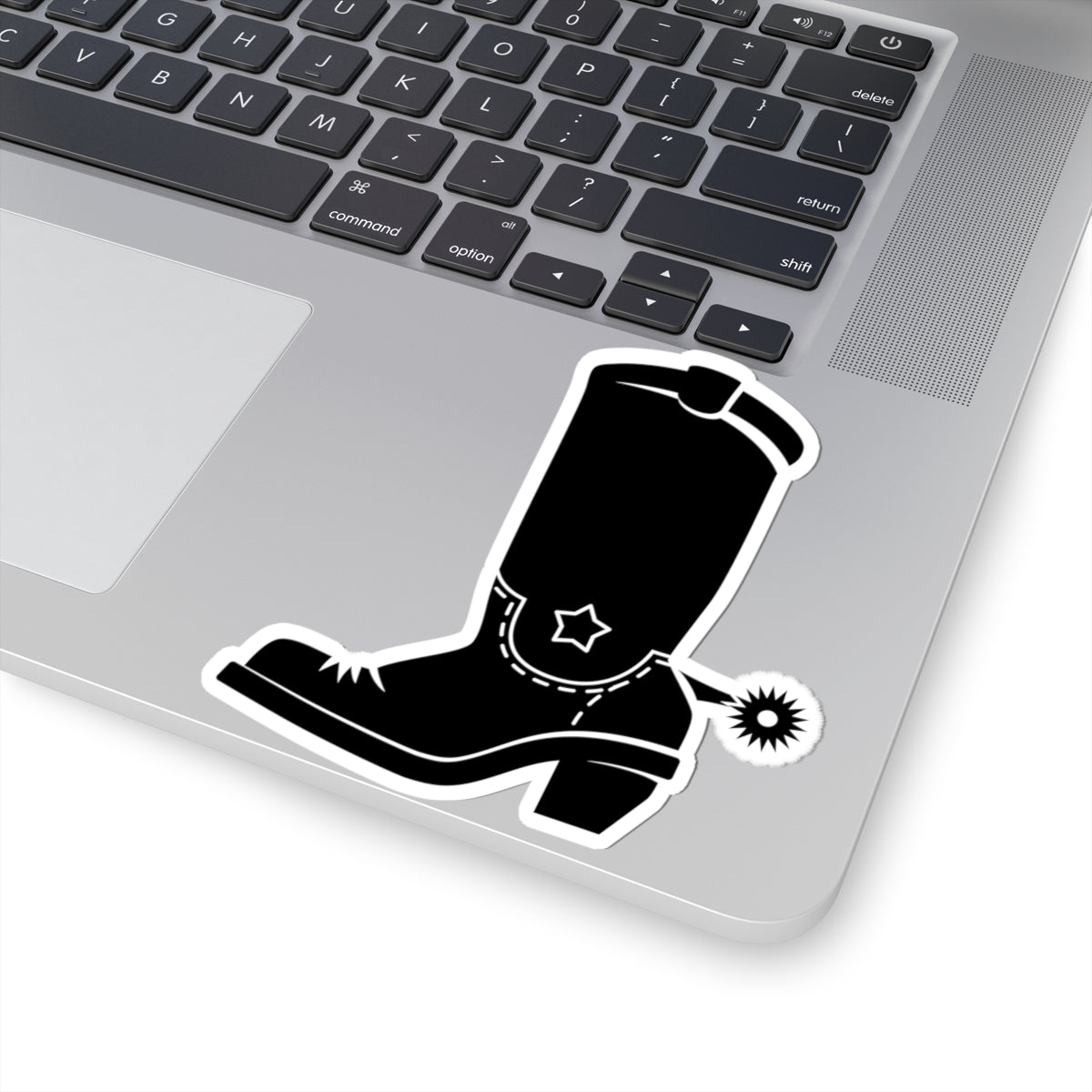 Kiss-Cut Stickers - Western Boot with Spur X 300