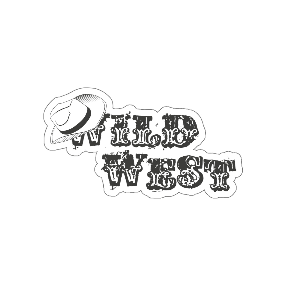 Die-cut stickers - Wild West Hat