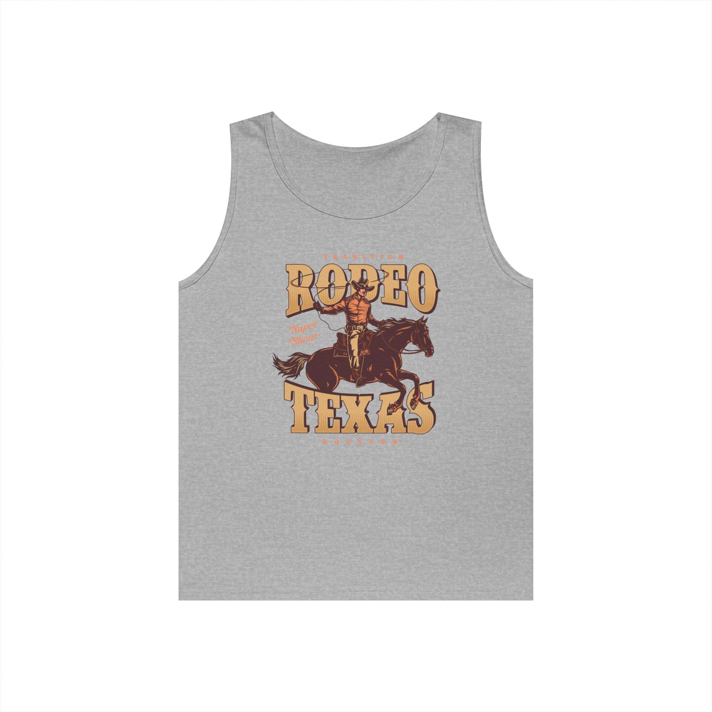 Unisex Heavy Cotton Tank Top - Tradition Rodeo Super Show - Houston, Texas