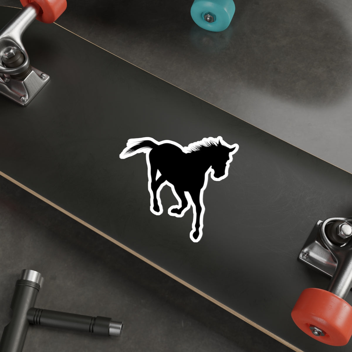 Die-cut stickers - Wild Horse - Running Leaning Left X 300