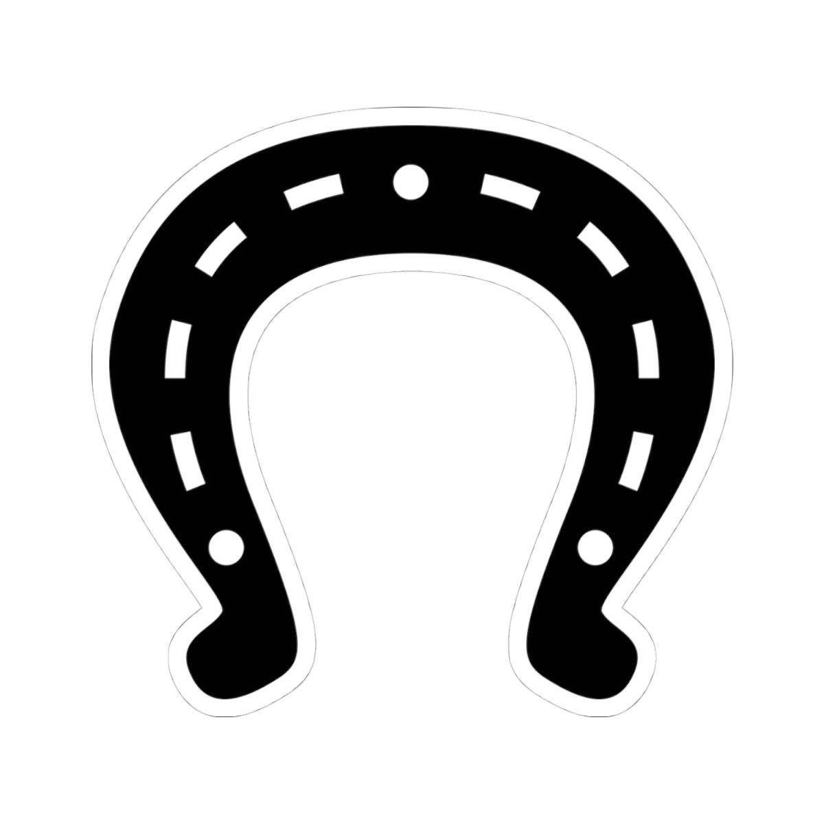 Kiss-Cut Stickers - Horseshoe X 300