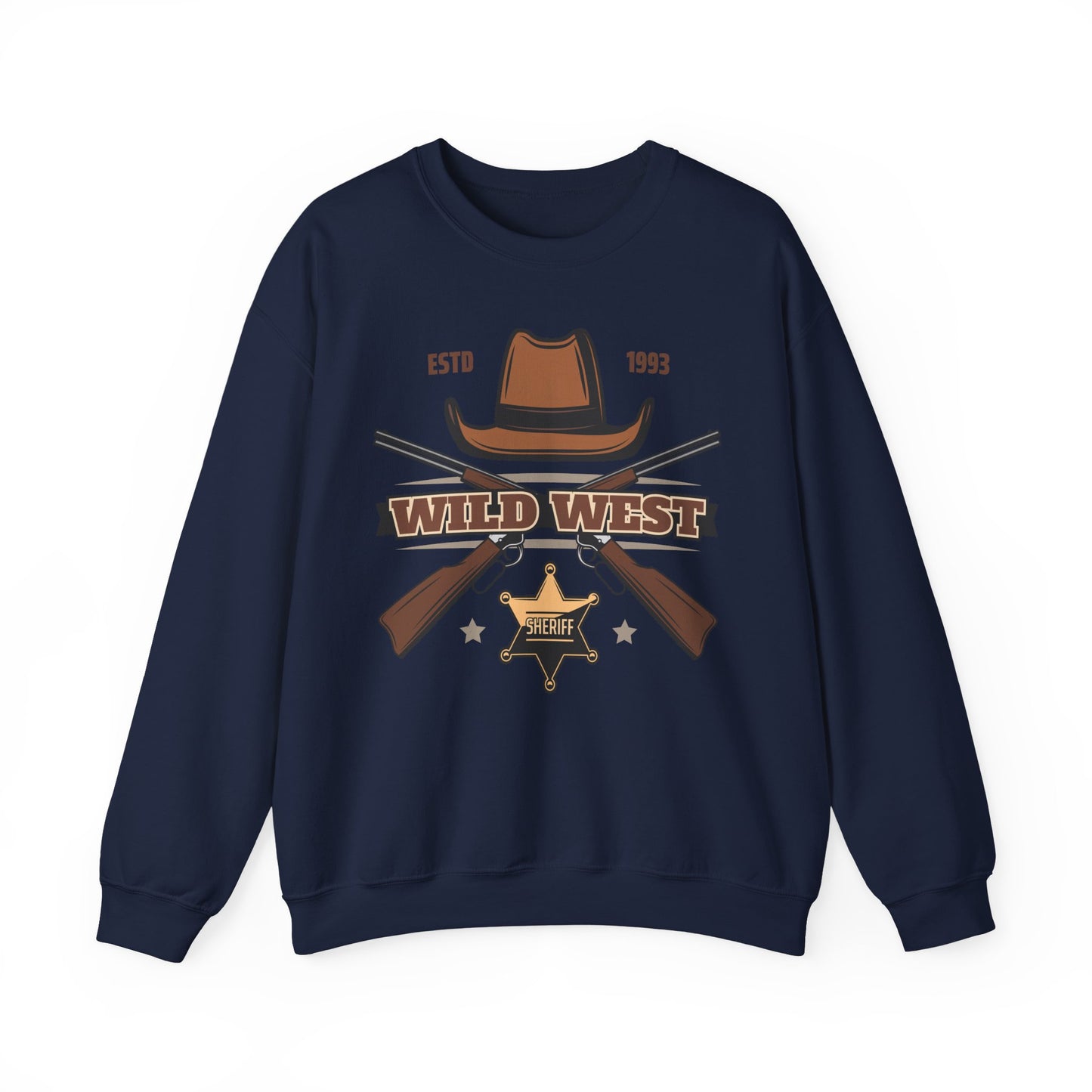 Crewneck Sweatshirt - Wild West - Sheriff