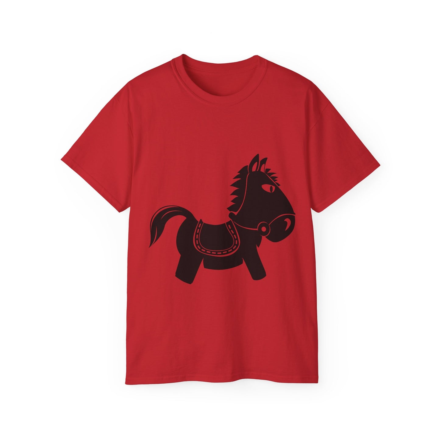 Unisex Ultra Cotton Tee - Kids Rocking Horse X 300