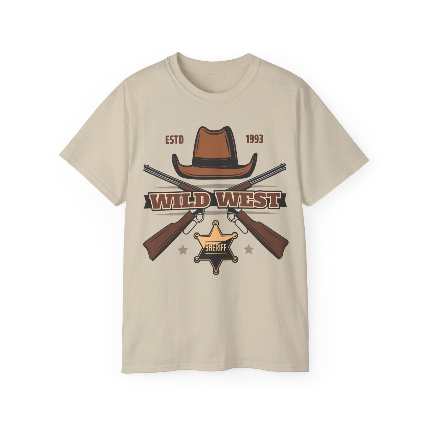 Unisex Ultra Cotton Tee - Wild West - Sheriff