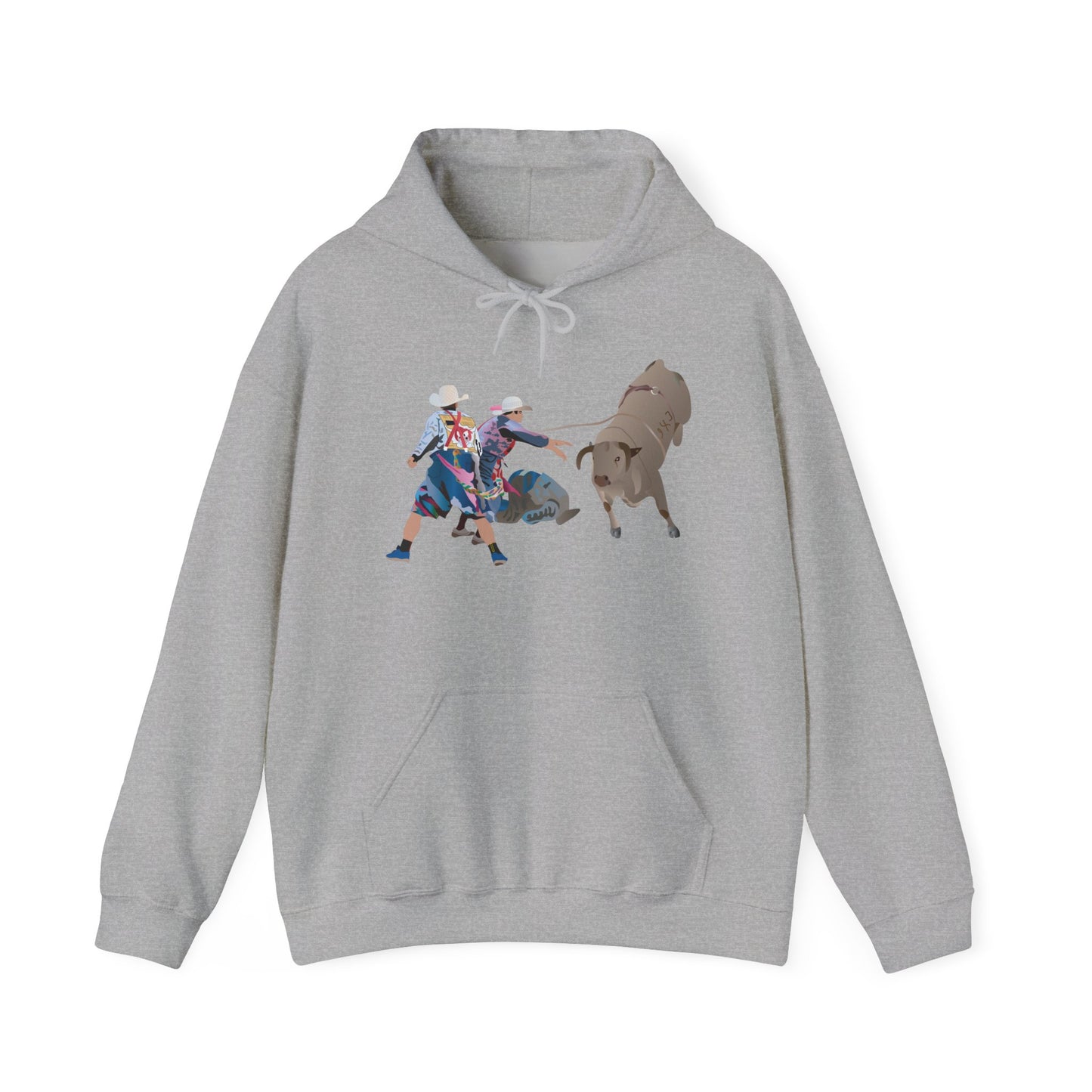 Unisex Hoodie - Clowns and Bull