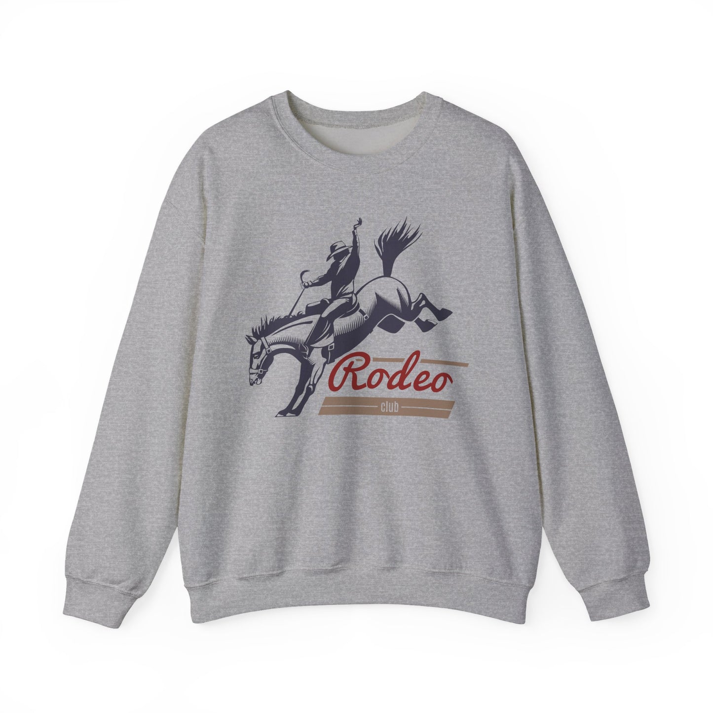 Crewneck Sweatshirt - Western Cowboy - Rodeo Club