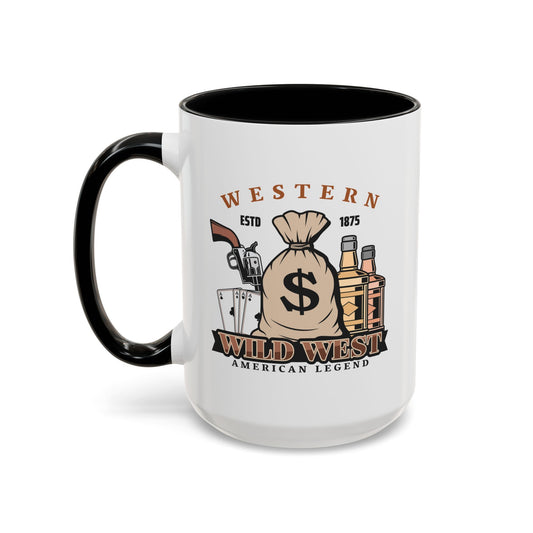 Accent Coffee Mug (11, 15oz) - Western - Wild West - American Legend