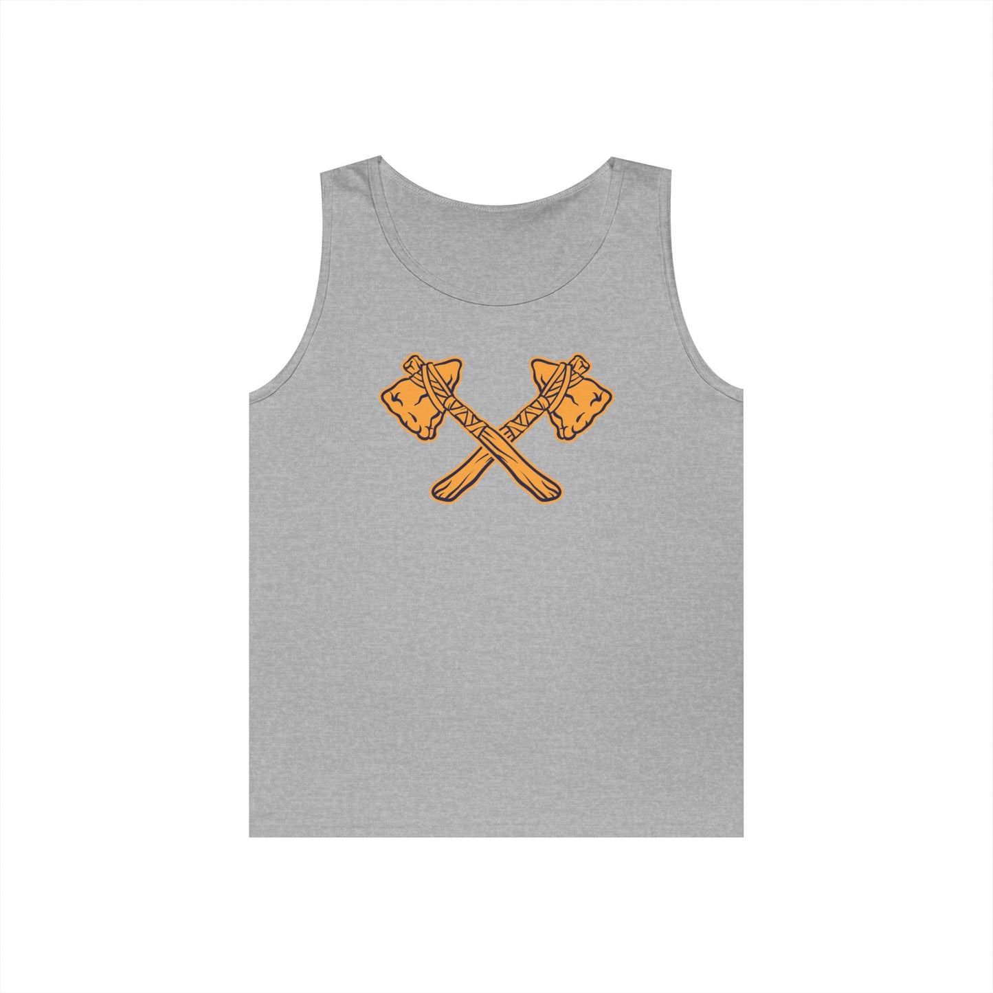 Unisex Heavy Cotton Tank Top - Crossed Tomahawks