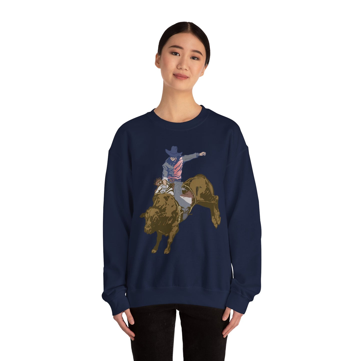 Crewneck Sweatshirt - Cowboy - Rodeo