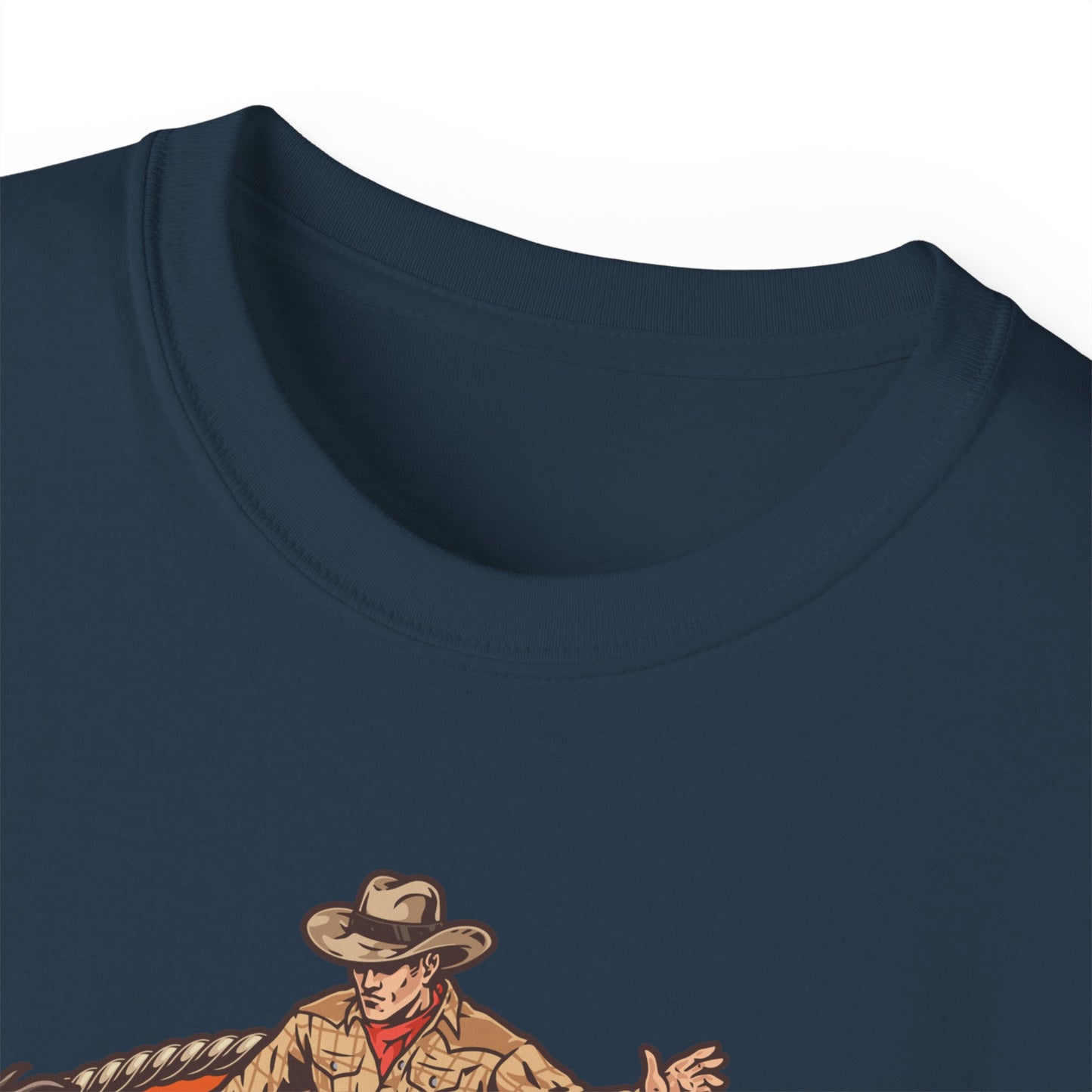 Western Rodeo Cowboy Tee - Fun Casual Shirt for Rodeo Fans, Gift for Country Lovers, Festival Outfit, Everyday Wear, Rodeo Apparel - Rodeo Cowboy - Texas