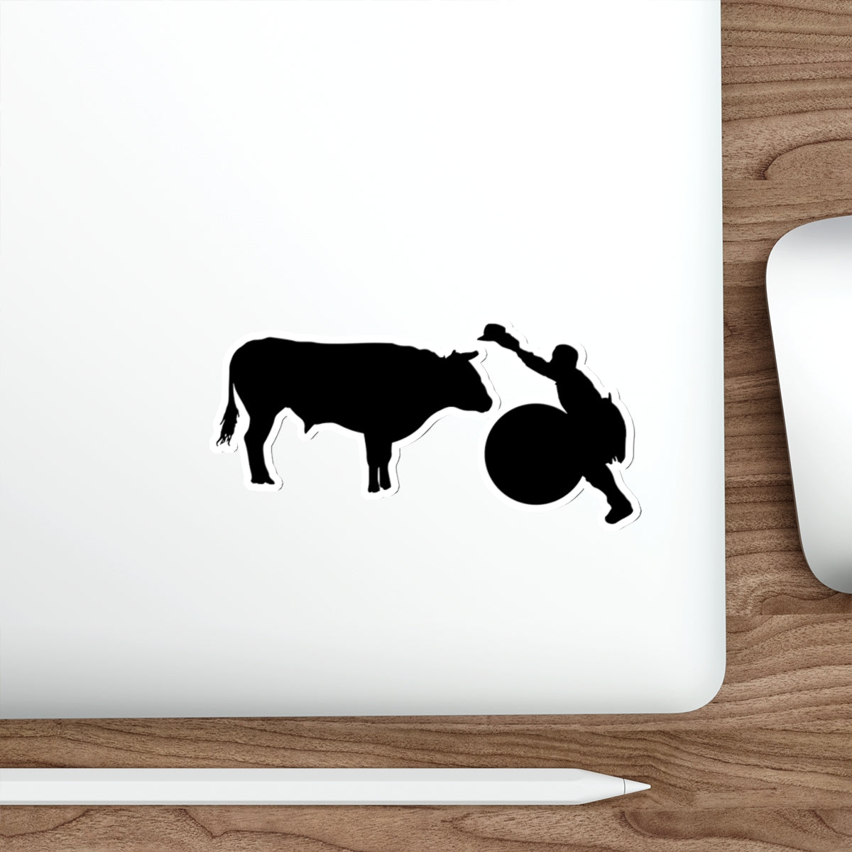 Die-cut stickers - Clown and Bull - Silhouette - V2