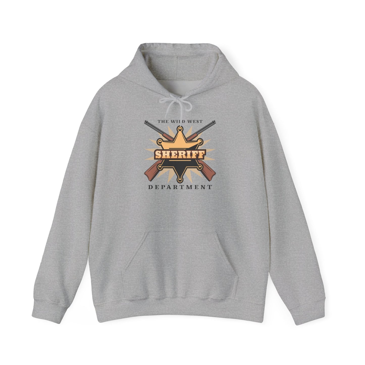 Unisex Hoodie - Western Cowboy - The Wild West - Sheriff Department