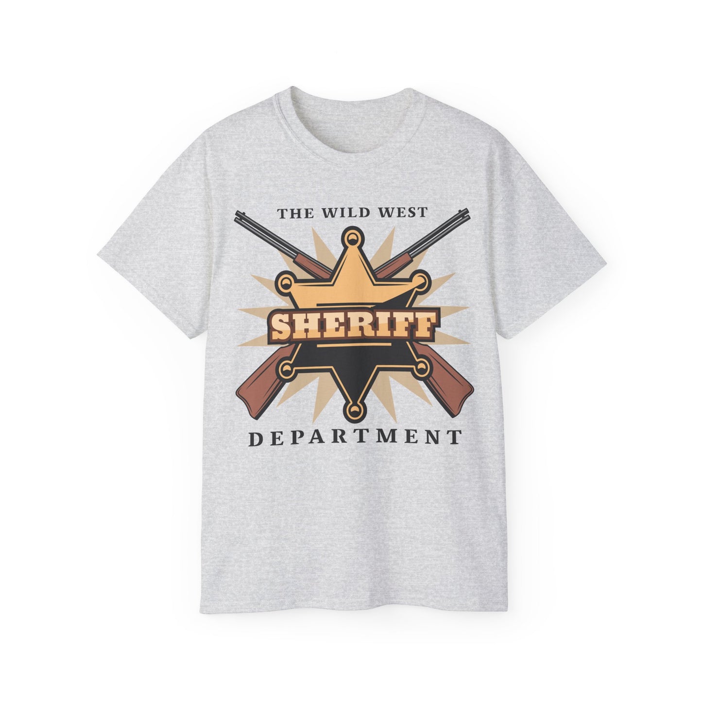Unisex Ultra Cotton Tee - Western Cowboy - The Wild West - Sheriff Department