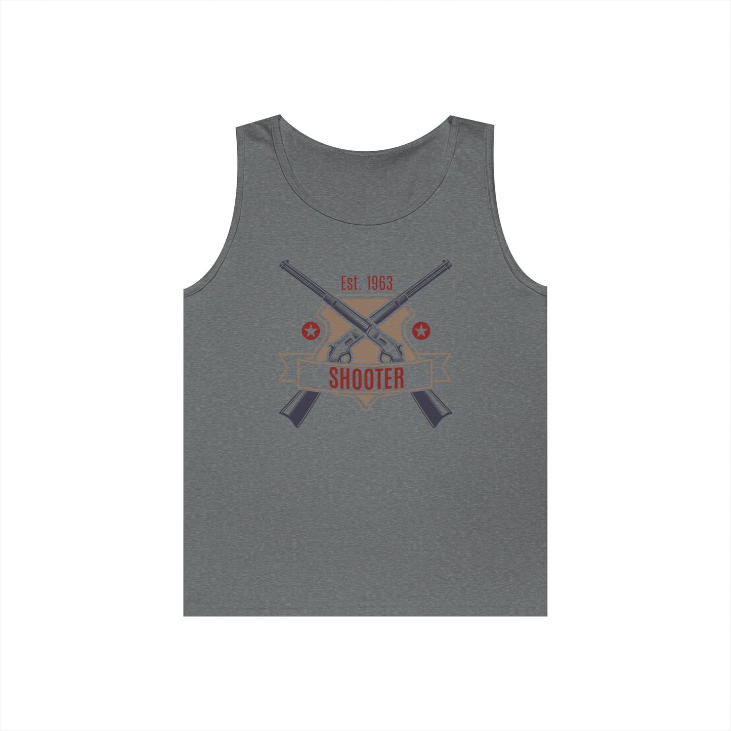 Unisex Heavy Cotton Tank Top - Shooter - Revolver