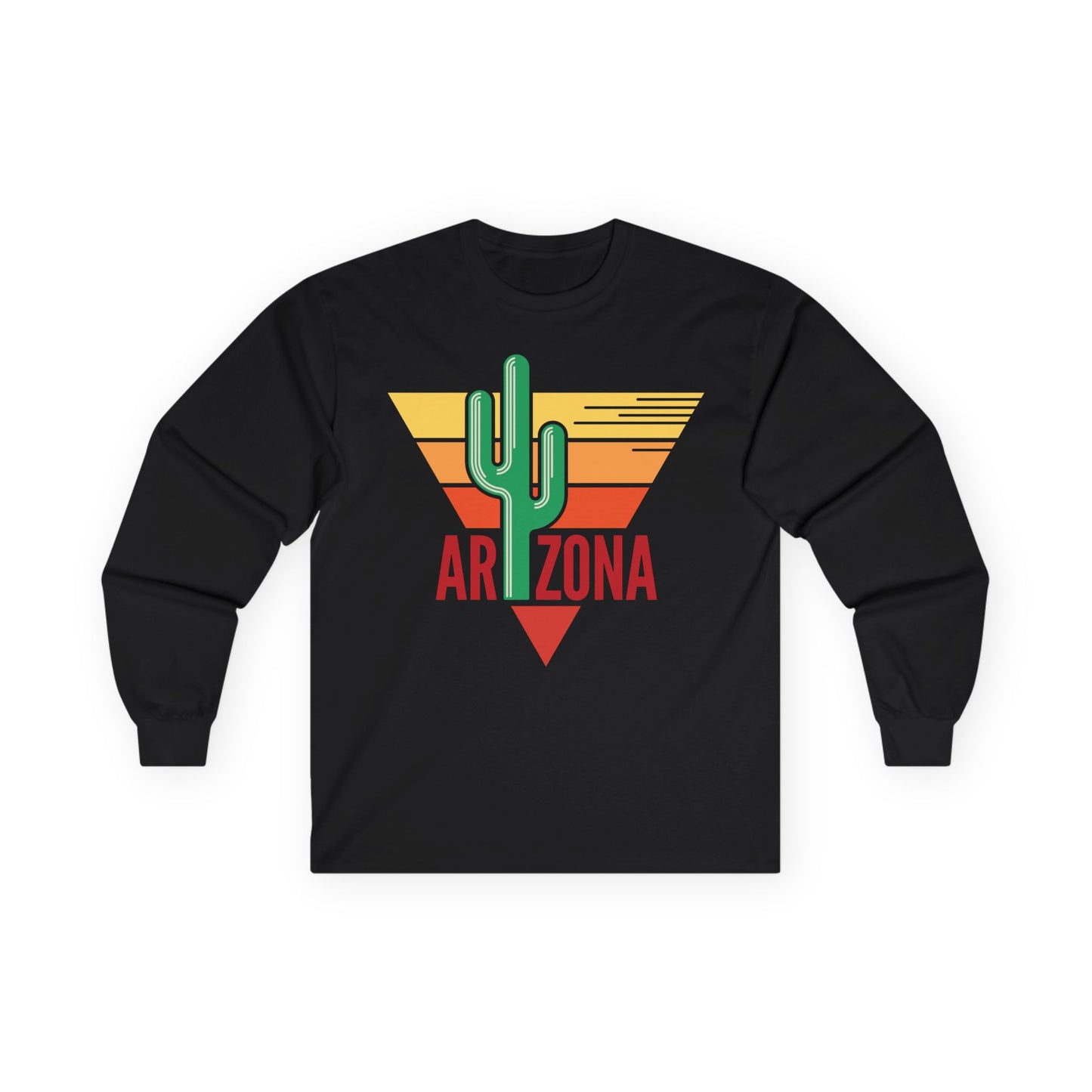Unisex Ultra Cotton Long Sleeve Tee - Arizona - Red