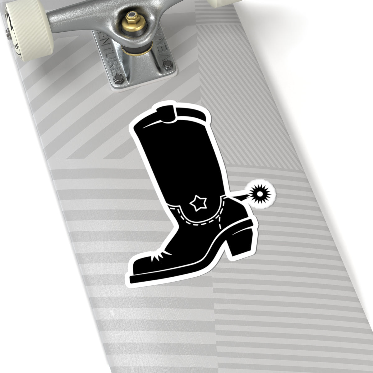 Kiss-Cut Stickers - Western Boot with Spur X 300