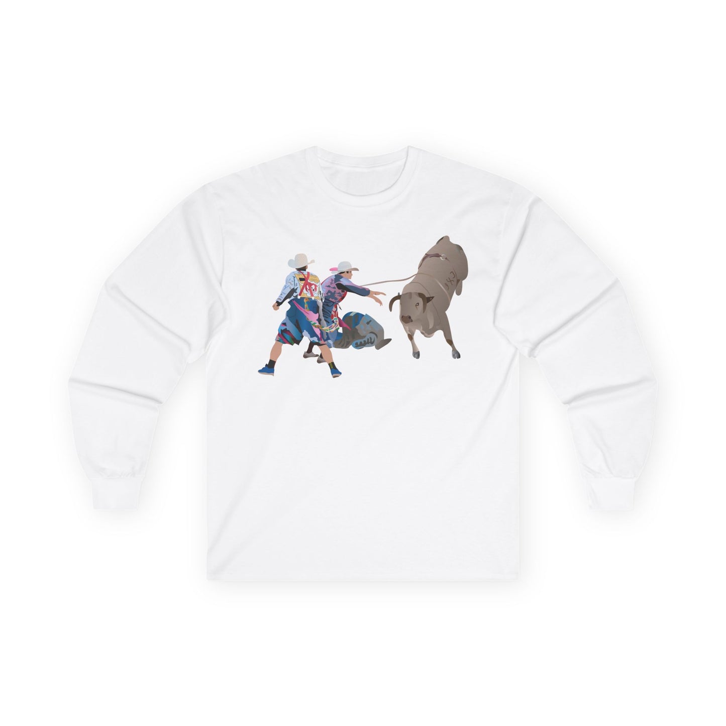 Unisex Ultra Cotton Long Sleeve Tee - Clowns and Bull