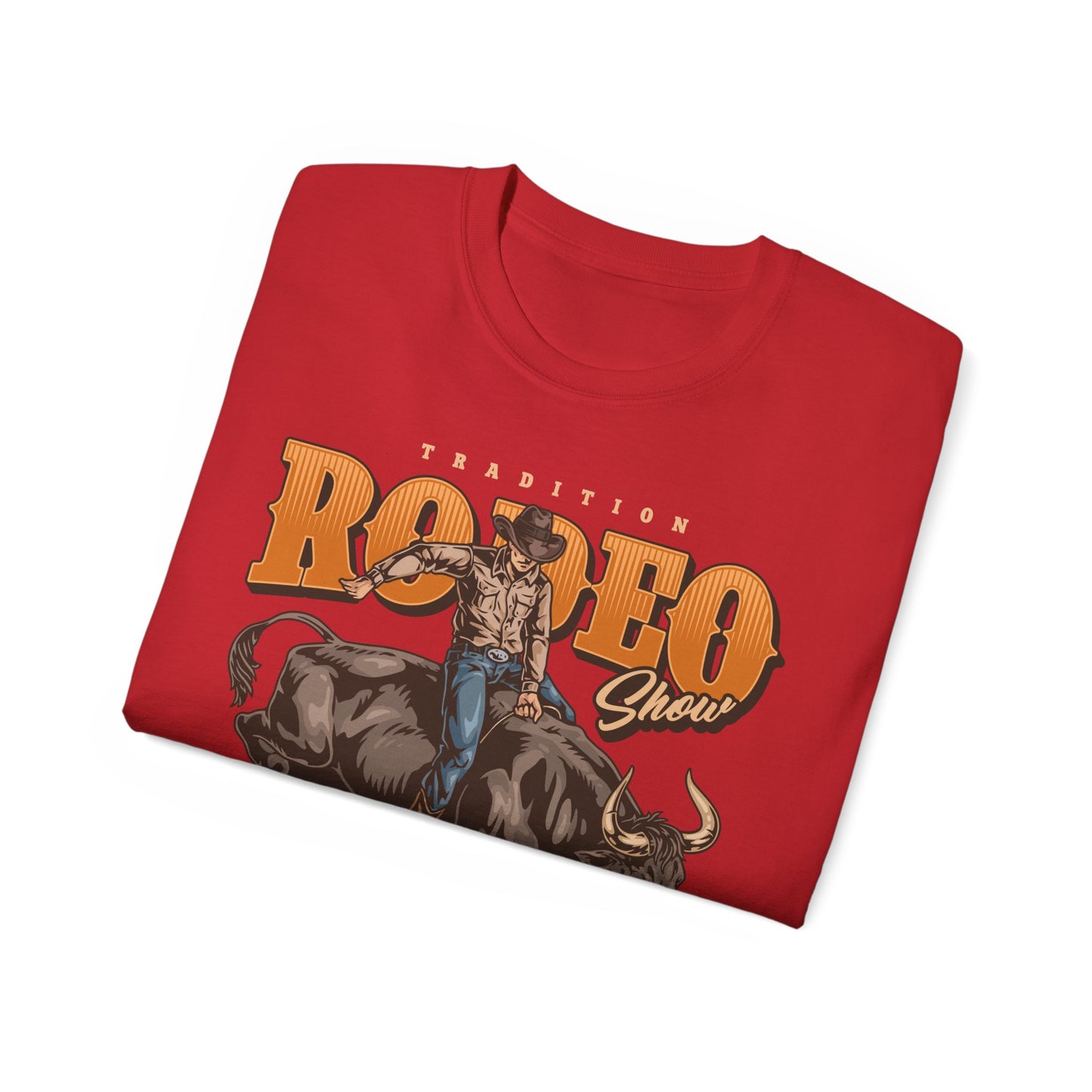 Western Rodeo Cowboy Tee - Fun Casual Shirt for Rodeo Fans, Gift for Country Lovers, Festival Outfit, Everyday Wear, Rodeo Apparel - Tradition Rodeo Show - Bull Riding Events