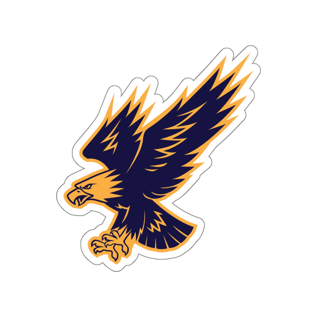 Die-cut stickers - Attacking Eagle