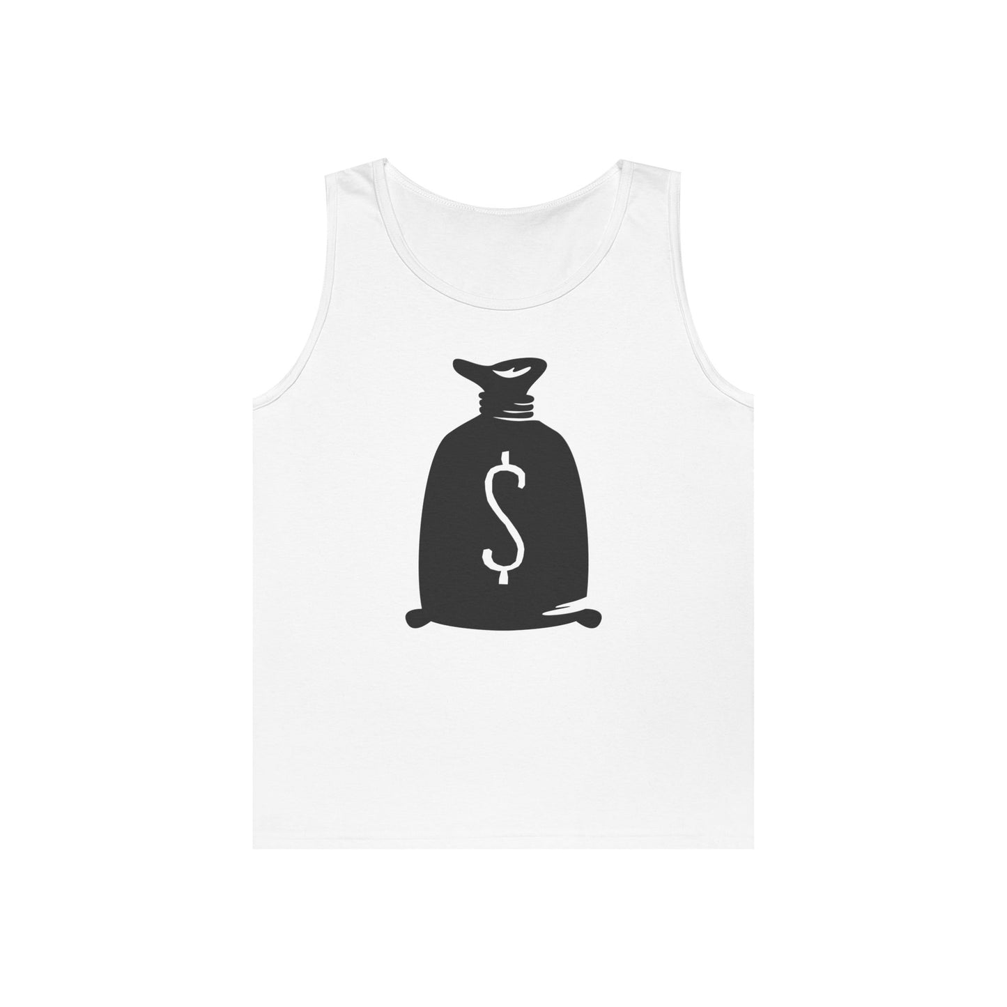 Unisex Heavy Cotton Tank Top - Bank Money Bag X 300
