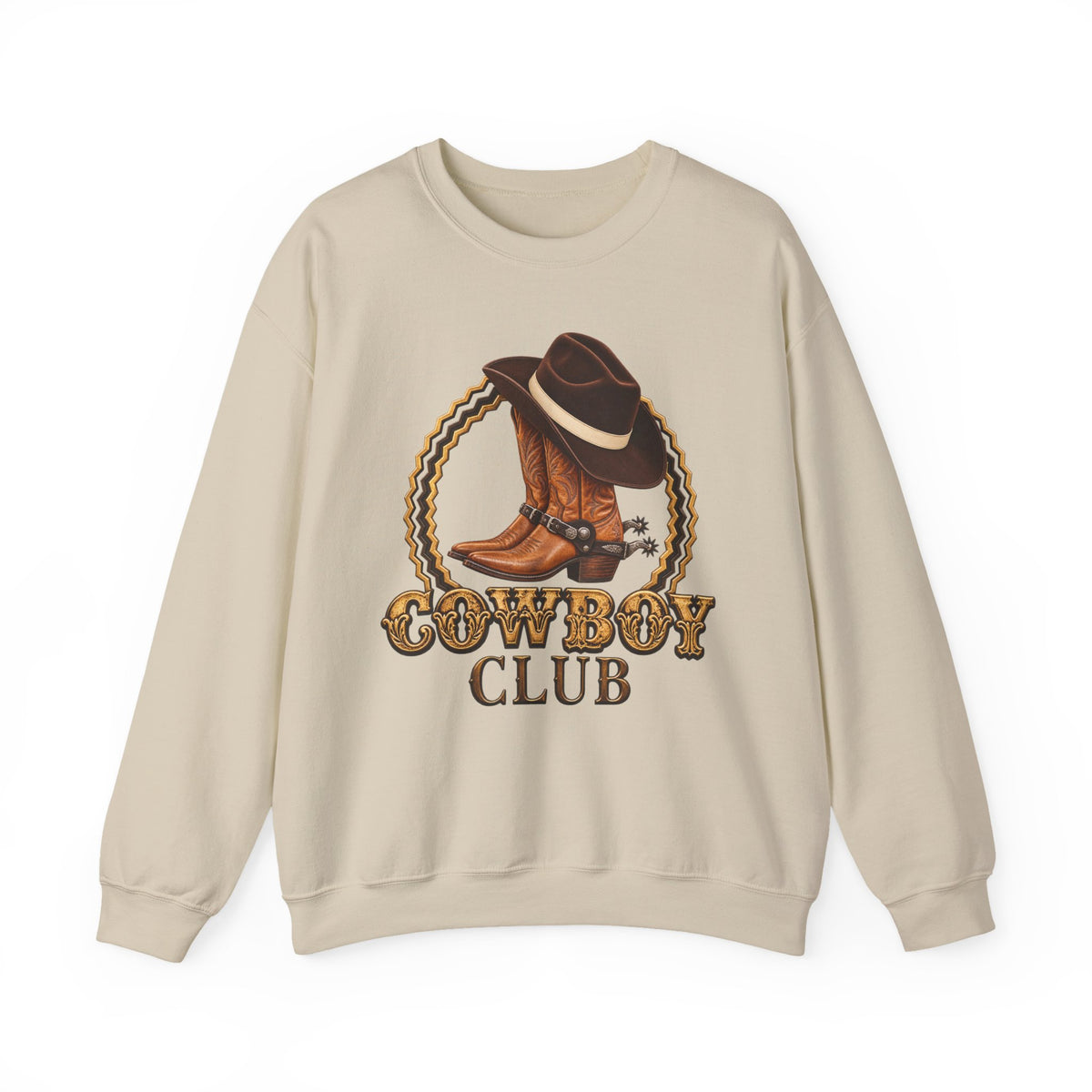 Crewneck Sweatshirt - Cowboys - Cowboy Club - Color - 3D Transparent