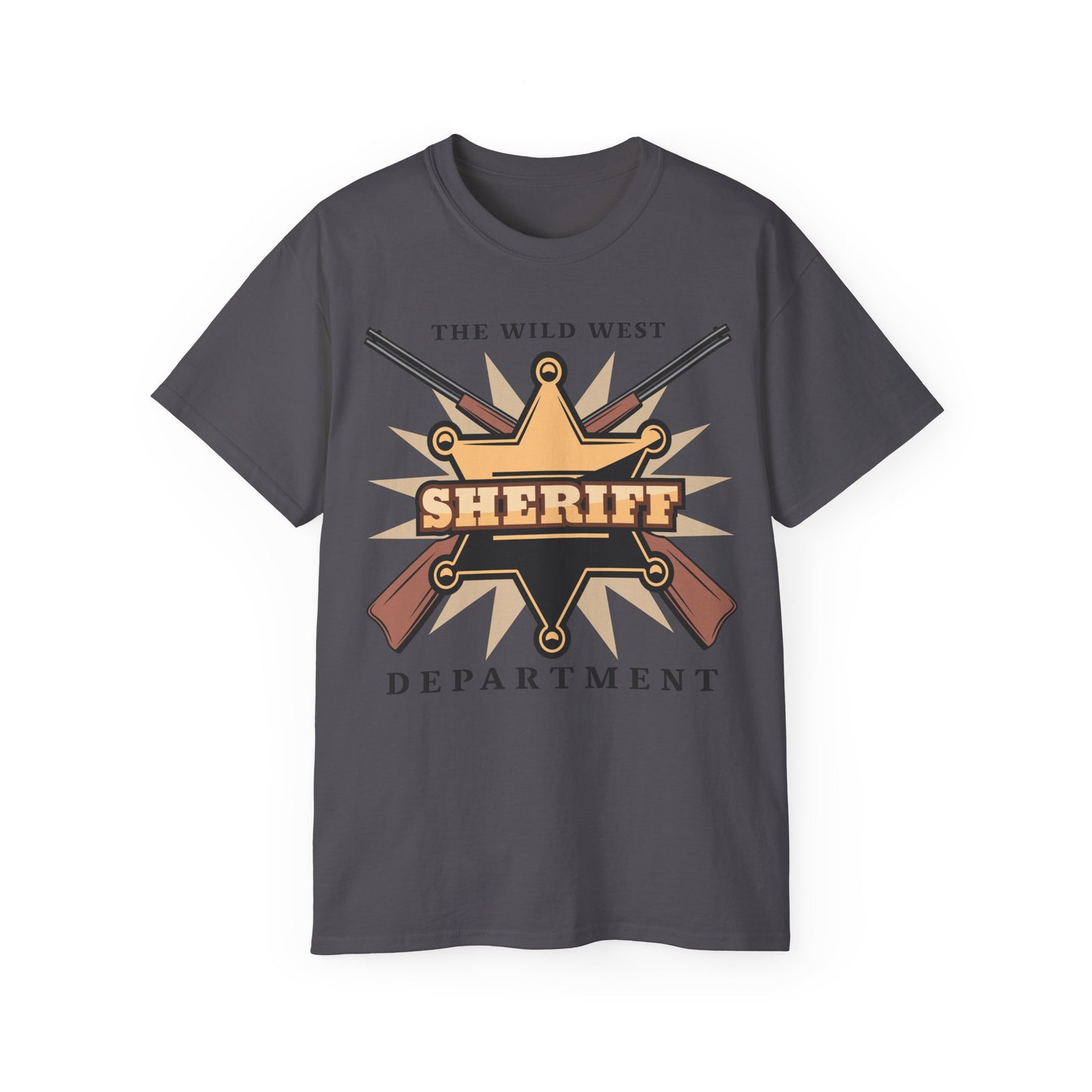 Unisex Ultra Cotton Tee - Western Cowboy - The Wild West - Sheriff Department