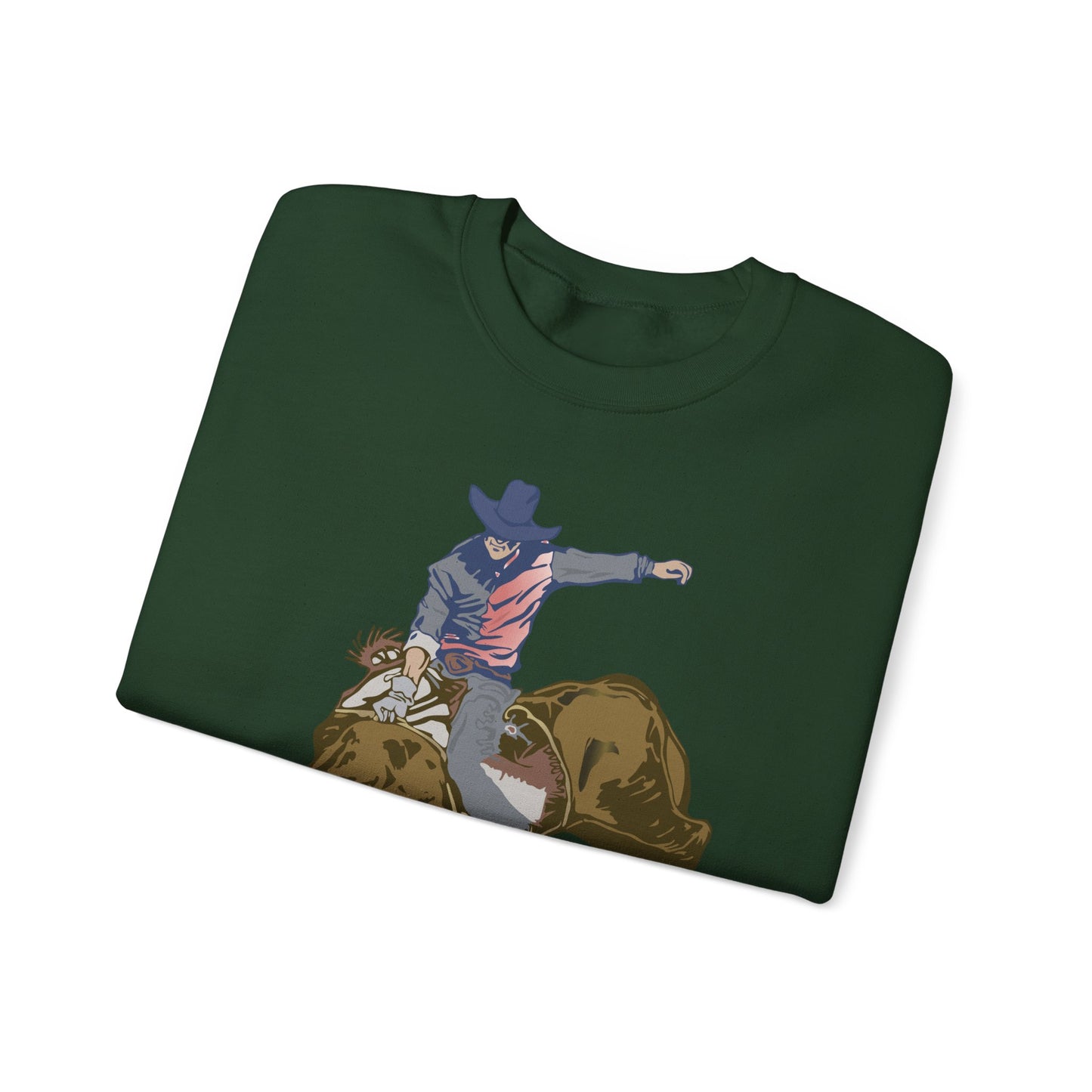 Crewneck Sweatshirt - Cowboy - Rodeo