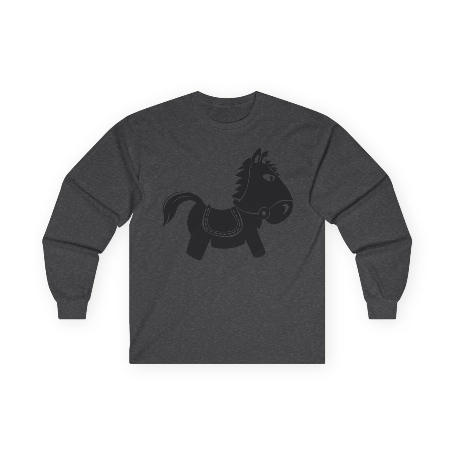 Unisex Ultra Cotton Long Sleeve Tee - Kids Rocking Horse X 300