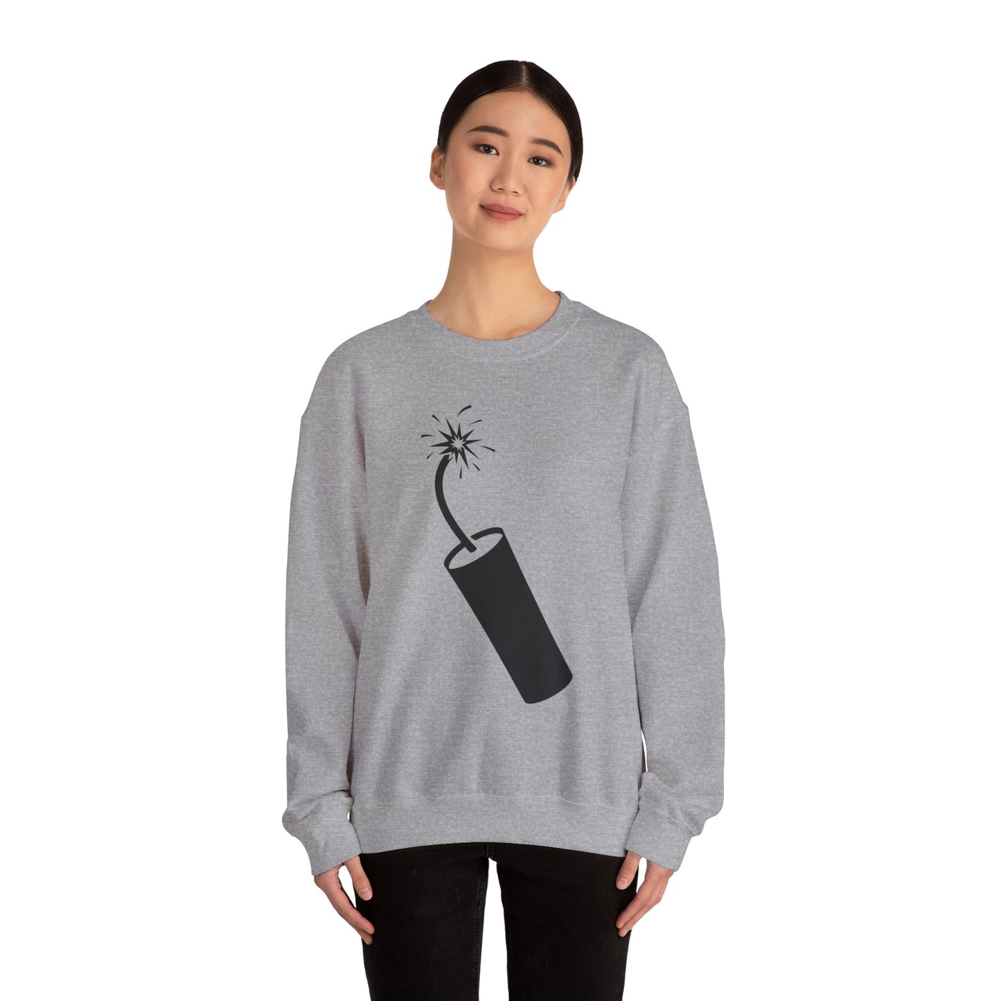 Crewneck Sweatshirt - Dynamite Stick w Burng Fuse X 300