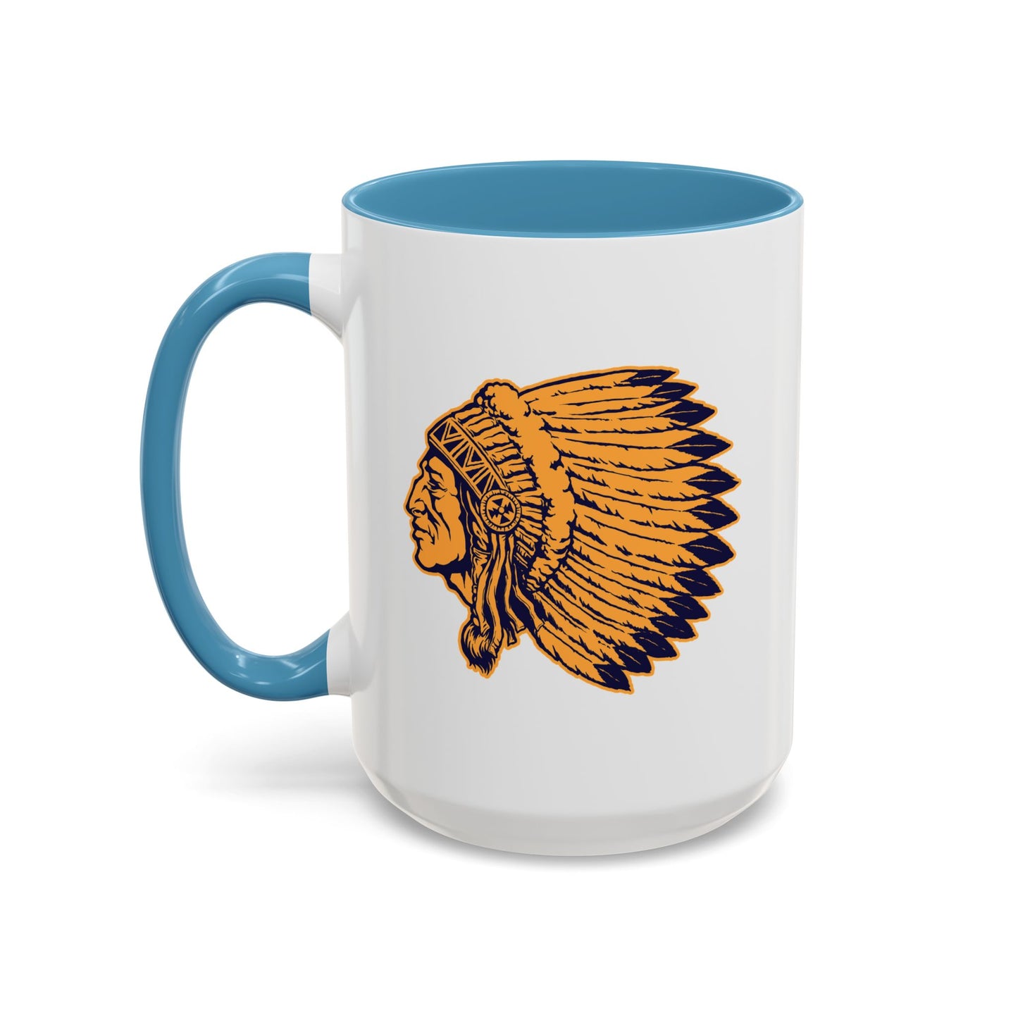 Accent Coffee Mug (11, 15oz) - Indian Chief