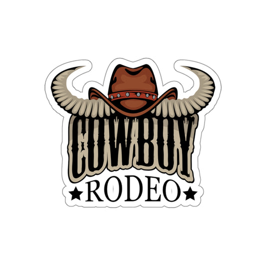 Die-cut stickers - Cowboy Rodeo - Horn