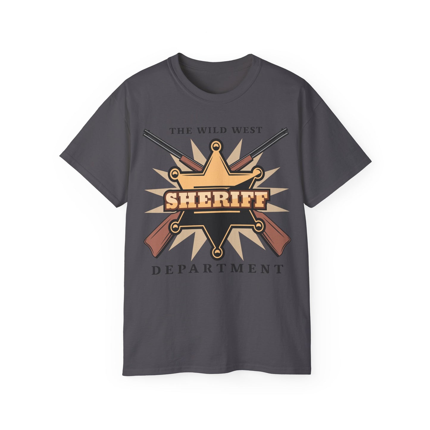 Unisex Ultra Cotton Tee - Western Cowboy - The Wild West - Sheriff Department