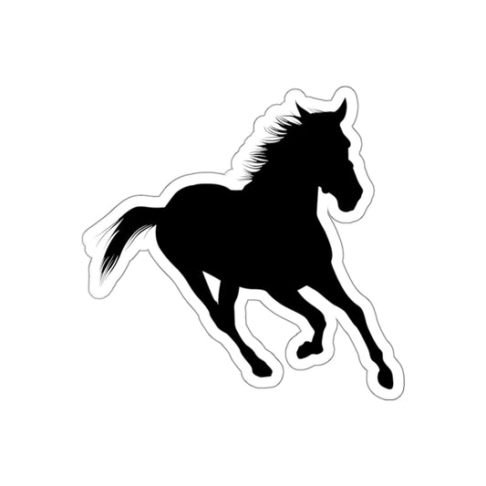Die-cut stickers - Wild Horse - Running Leaning Left X 300