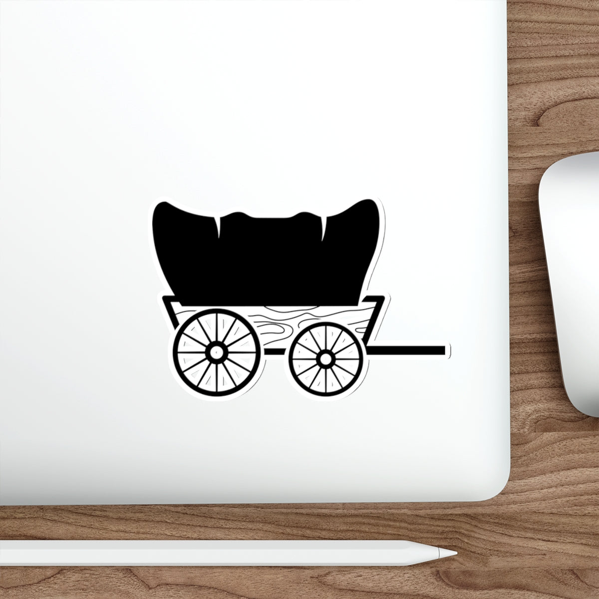 Die-cut stickers - Covered Wagon X 300