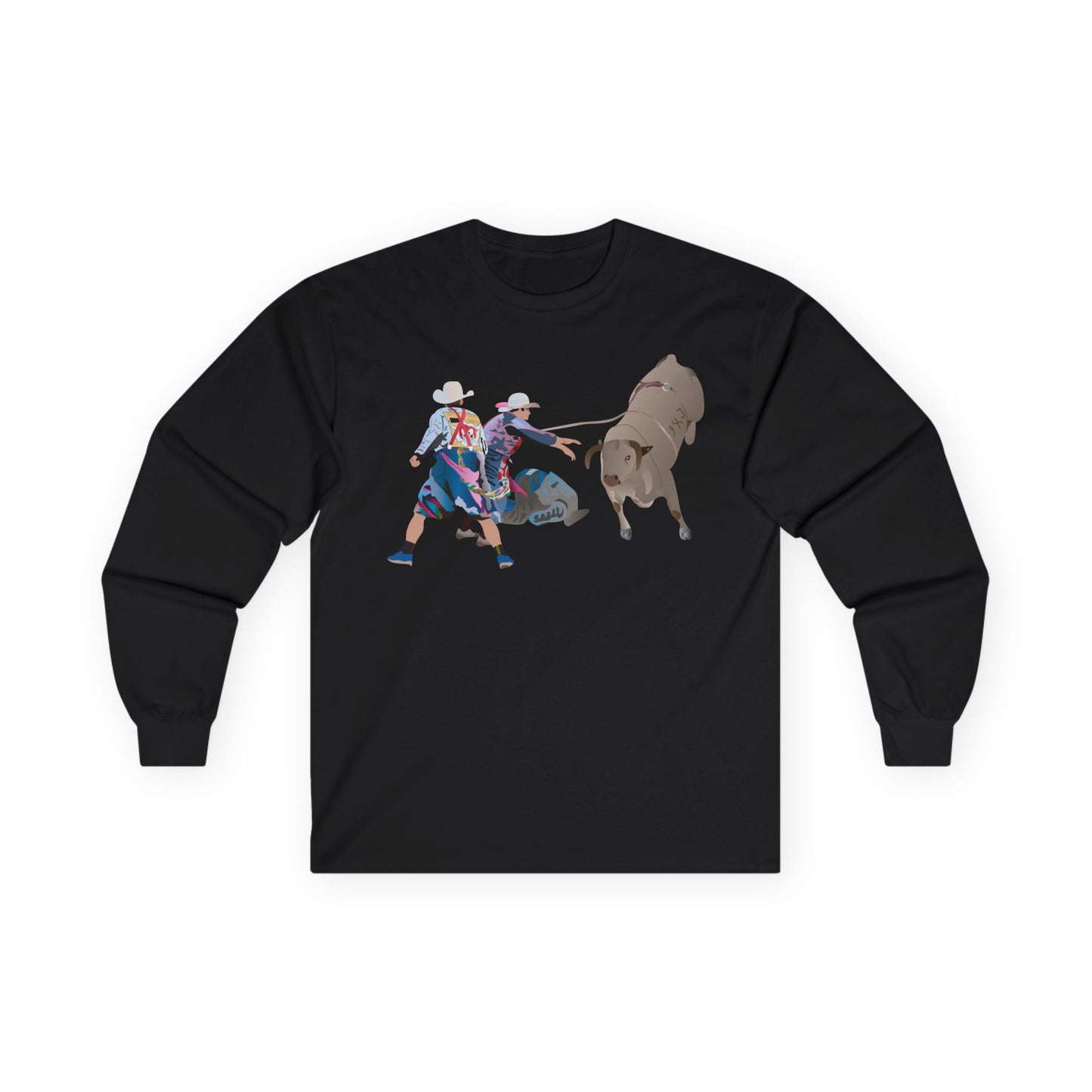 Unisex Ultra Cotton Long Sleeve Tee - Clowns and Bull