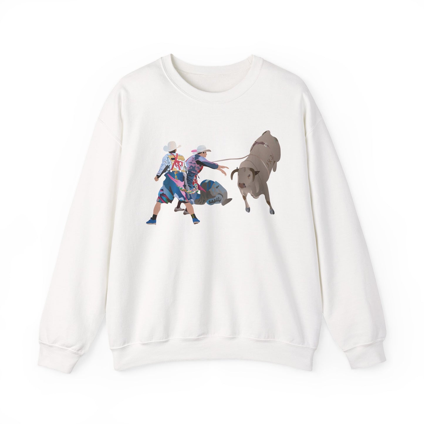 Crewneck Sweatshirt - Clowns and Bull
