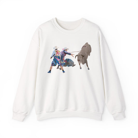 Crewneck Sweatshirt - Clowns and Bull
