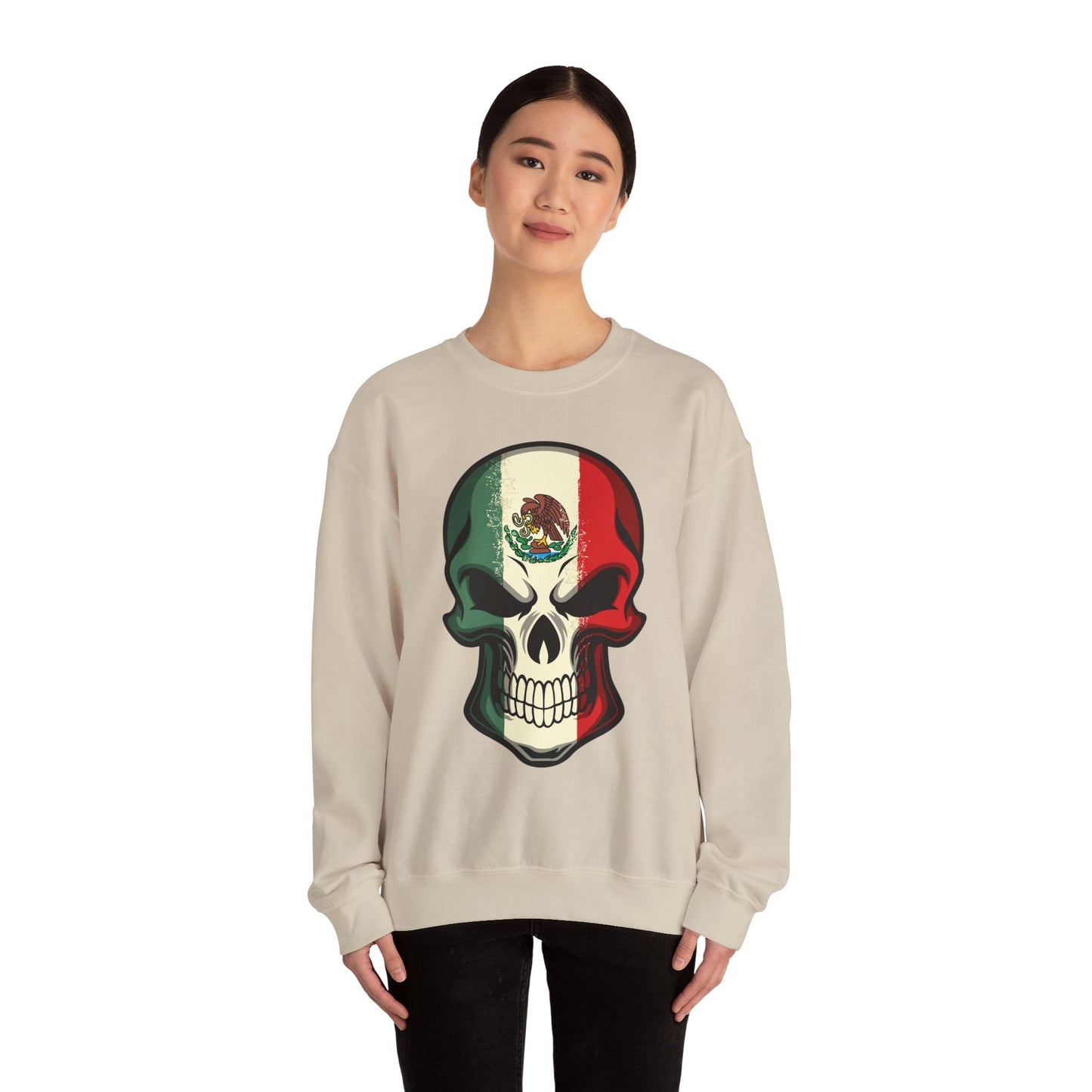 Crewneck Sweatshirt - Mexican Skull