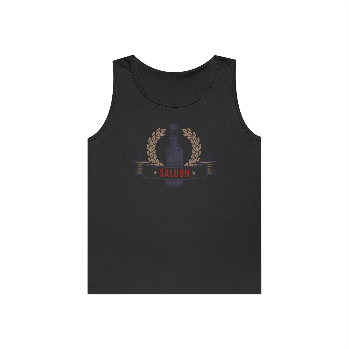 Unisex Heavy Cotton Tank Top - Saloon - Whiskey