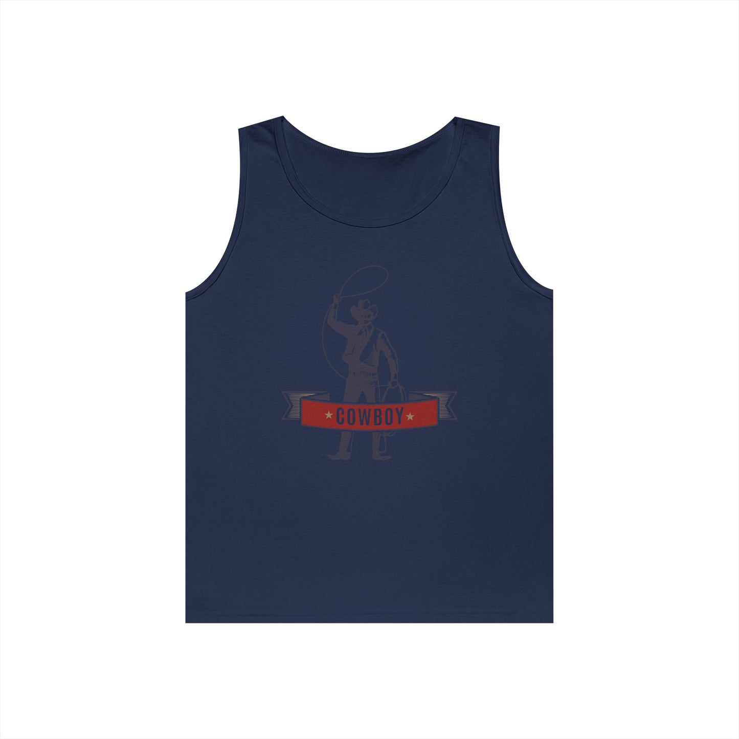 Unisex Heavy Cotton Tank Top - Cowboy - The Wild West