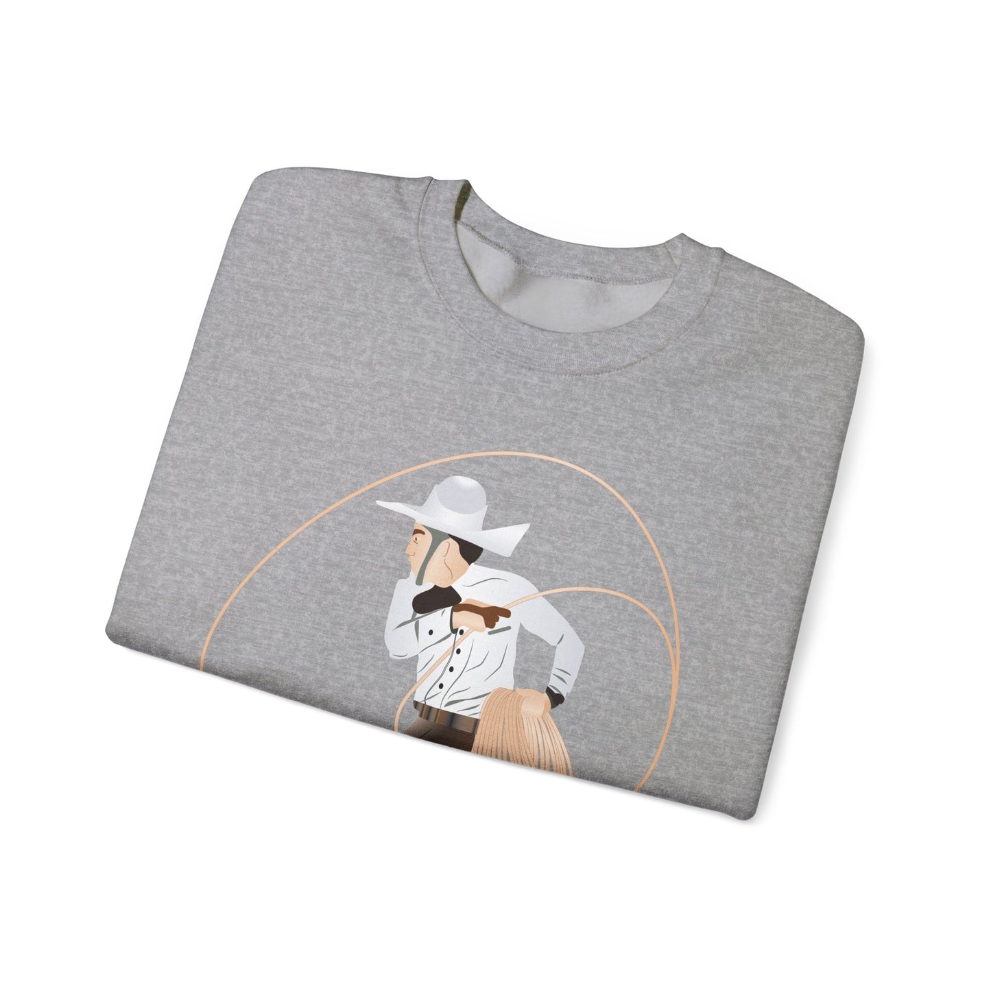 Crewneck Sweatshirt - Rodeo - Mexican Cowboy - Lariat