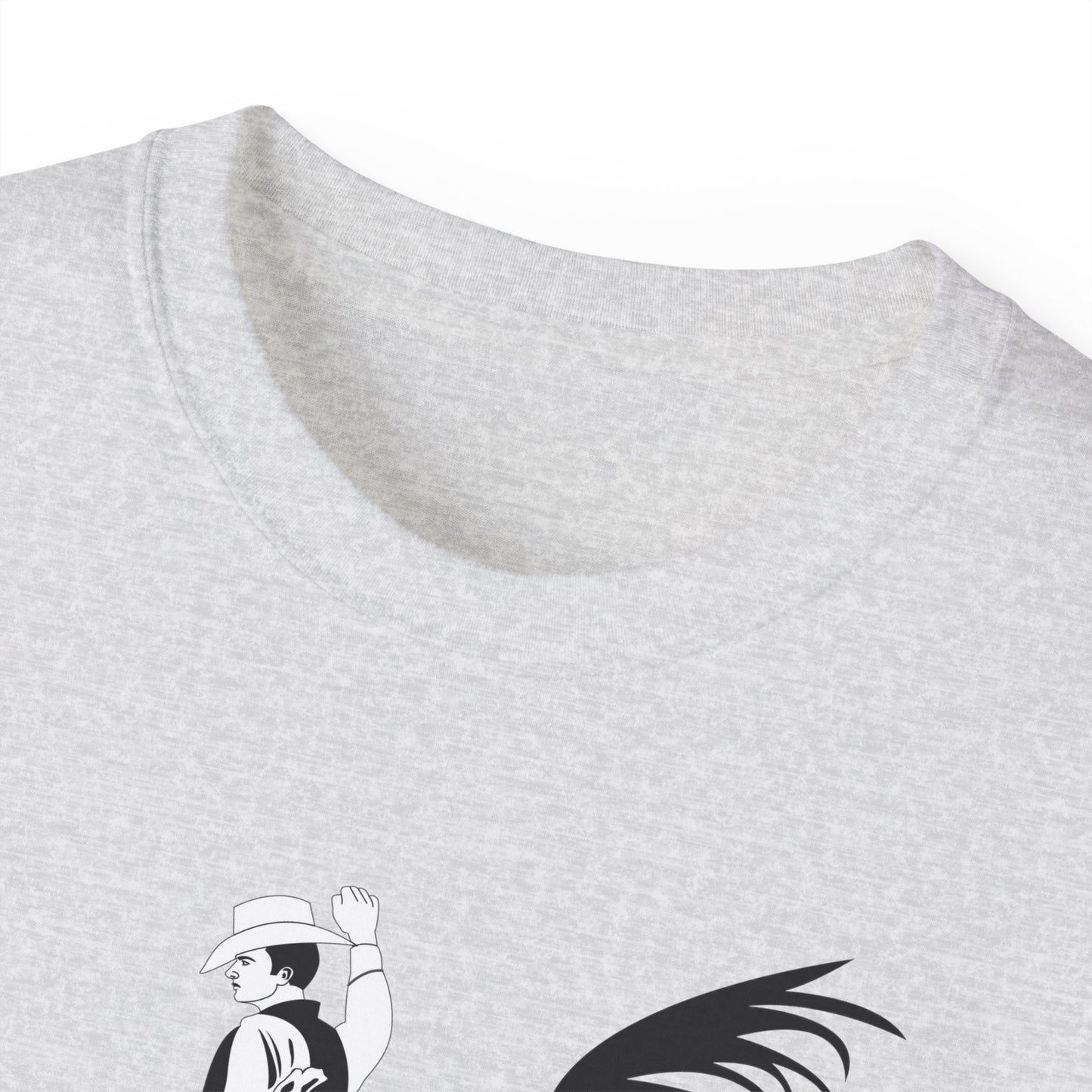 Unisex Ultra Cotton Tee - Cowboy - Bronco Buster - BW