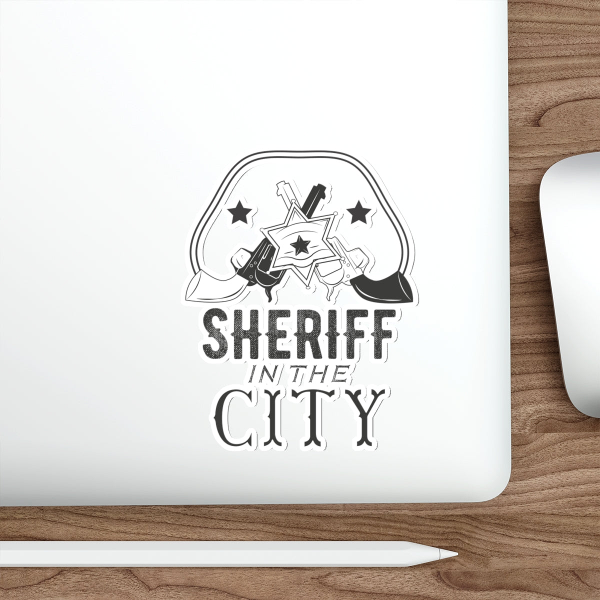 Die-cut stickers - Sheriff in the City