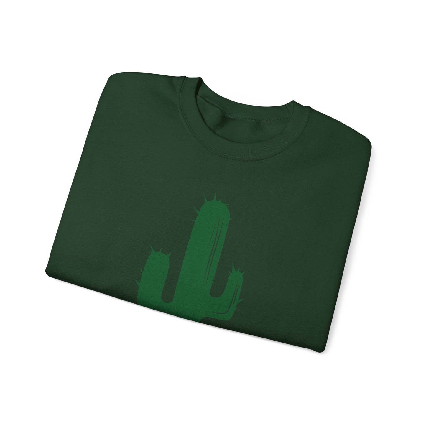Crewneck Sweatshirt - Green Western Cactus X 300