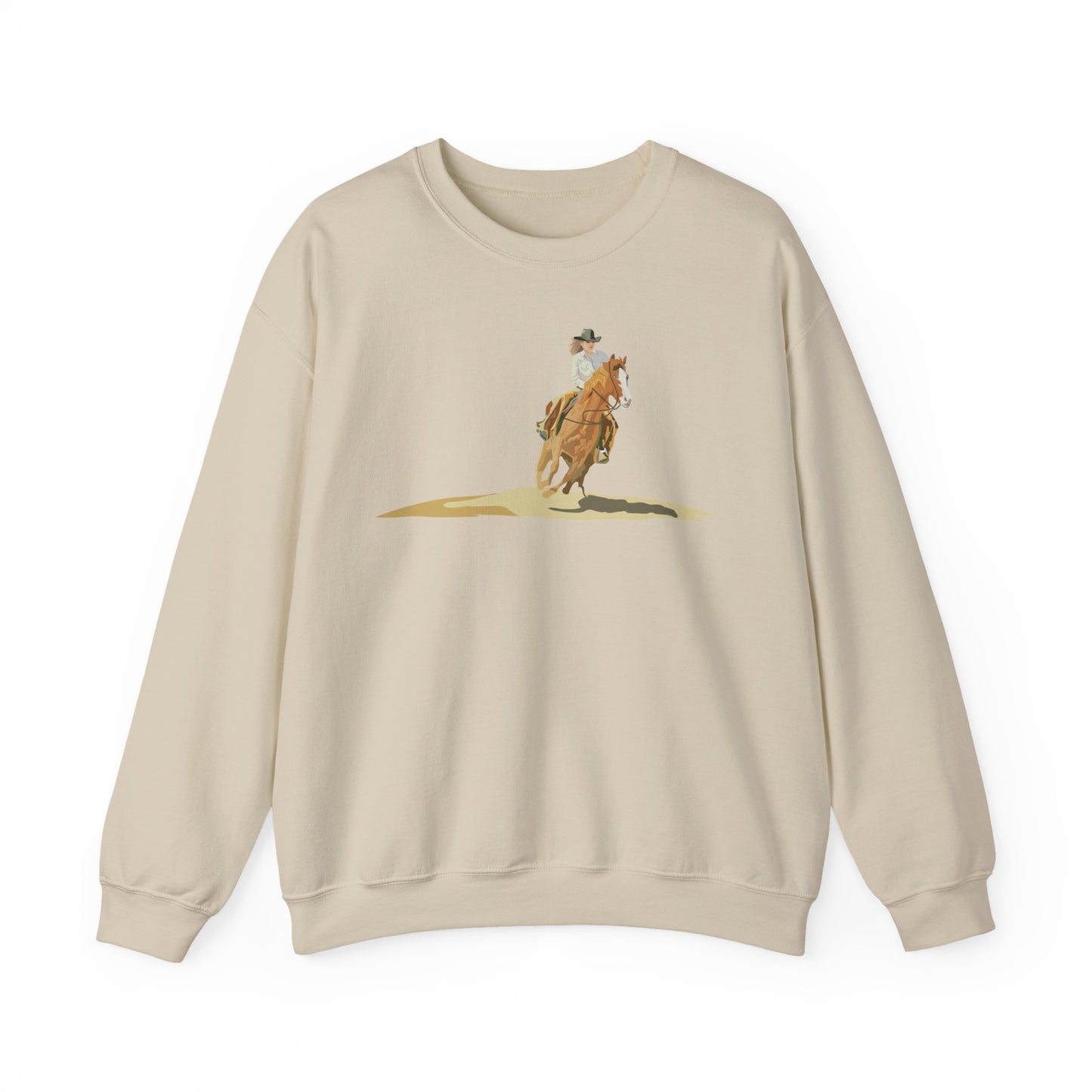 Crewneck Sweatshirt - Rodeo - Cow Girl