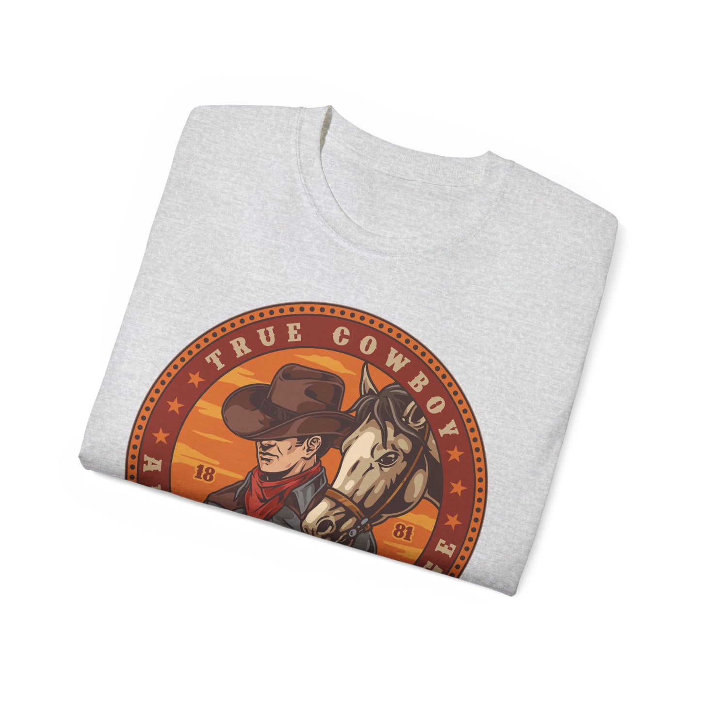 Unisex Ultra Cotton Tee - True Cowboy - American Heritage