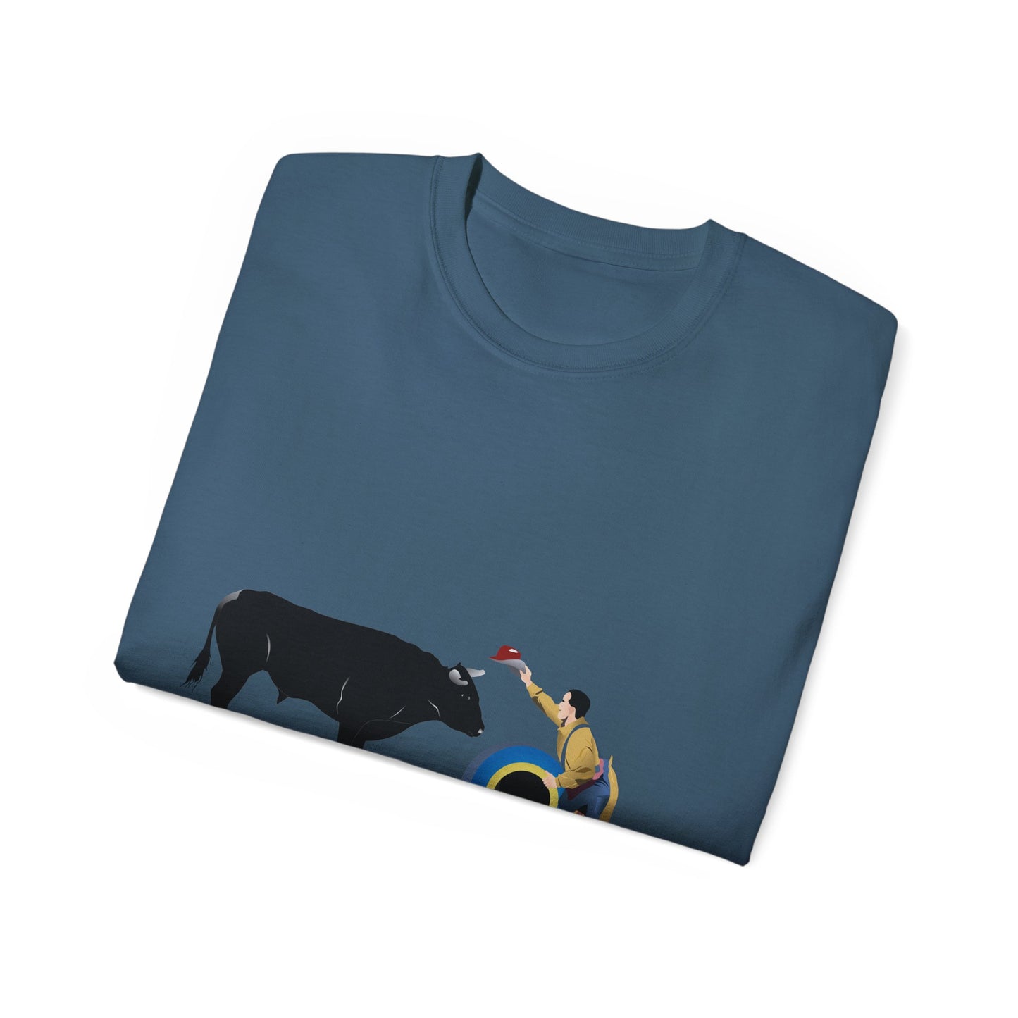 Unisex Ultra Cotton Tee - Clown and Bull