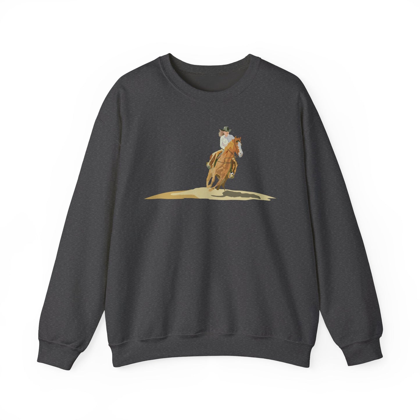 Crewneck Sweatshirt - Rodeo - Cow Girl